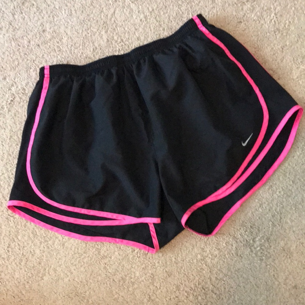 Black and Pink Nike Shorts